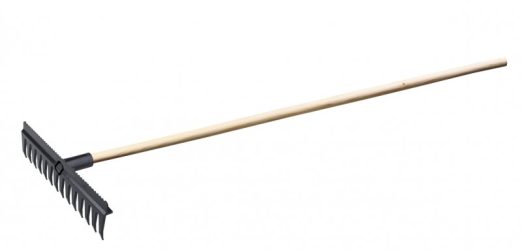 Hrable plastové 14z s násadou 160cm 61142