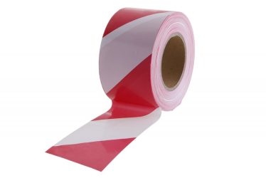 Páska výstražná 80mmx250m 38948 červeno-biela