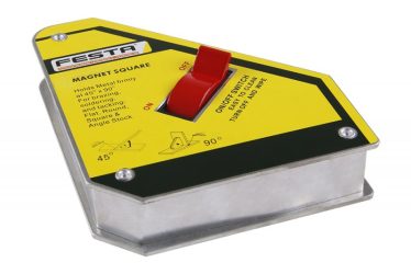 Magnet uhlový 150x150x38mm 90° vypínač 70096