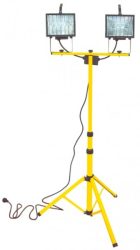 Svietidlo stavebné halogénové 2x400W 37603 teleskop.