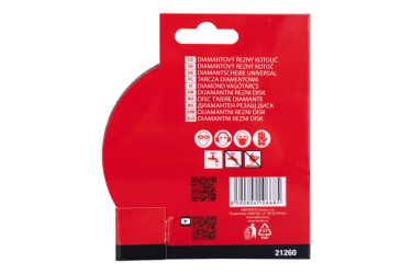 Kotúč diamantový na sklo rezný/brúsny 115x22