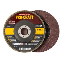 Laminovaný disk (korund) Procraft T27 FD125P120T27 | FD125P120T27