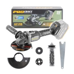 Aku uhlová brúska Procraft Industrial AG125B (bez batérie a nabíjačky) | AG125B-BB