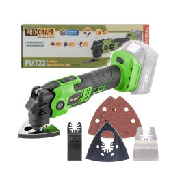 Aku multifunkčná oscilačná brúska Procraft PMT22bb (bez batérie a nabíjačky) | PMT22bb