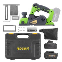 Sada aku hoblík Procraft PE20BL s bateriou 20V 4Ah a nabíjačkou 20/1 | SPE20BLbb-20/4-20/1