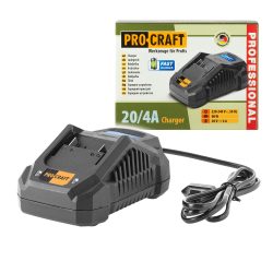 Nabíjačka pre 20V Li-ion batérie Procraft 20/4A Fast Charge | 20/4A