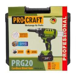Aku nýtovací pistole Procraft PRG20 | PRG20