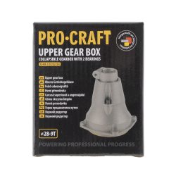 Horný reduktor (9/28) (pre 2 ložiská) PROCRAFT | 1E40F-1(9/28)/2SH