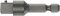 Adaptér nástrčných kľúčov 1/4" pre adaptéry 3/8" 50 mm Wera