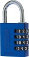 Číselný visiaci zámok 144/40 modrý Lock-Tag