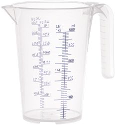 Odmerka z polypropylénu menovitý objem 5 l