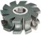 Polguľatá fréza DIN855 HSS 100 x 36 mm R10