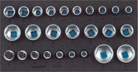 Modul na náradie 1/3 pre adaptéry pre nástrčný kľúč 6-hran Gedore