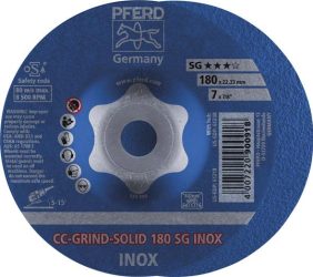 Brúsny kotúč CC-Grind Solid INOX 180 mm PFERD