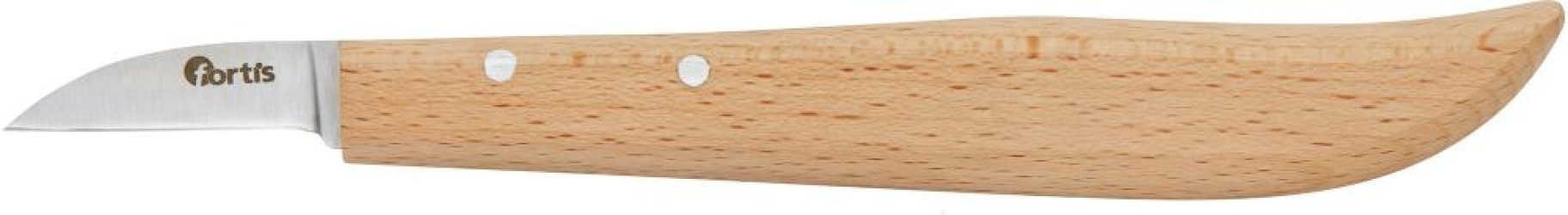 Odhrotovací/ zárezový nôž s drevenou rukoväťou 140 mm FORTIS
