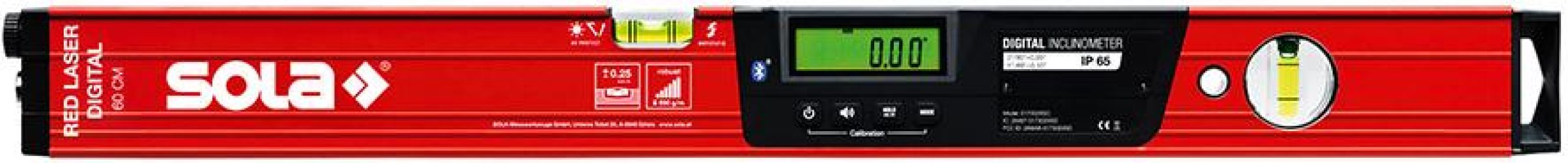 Digitálna vodováha RED 60 laser digital Sola