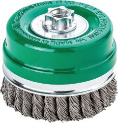 Hrncová kefa ušľachtilá oceľ zapletená 80x0