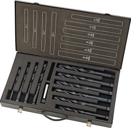 Sada špirálových vrtákov DIN345 HSS valcov. 14-30 mm