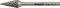 Malé frézovacie teliesko TK tvar kužeľa s hrotom 0613 C 3 mm 6 x 13 mm FORMAT