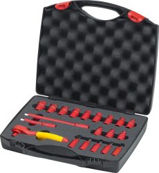Sada nástrčných kľúčov 1/4" VDE 20-dielna v kufríku Wiha