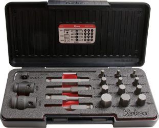 Súprava silových bitov 7/16" 20-dielna vnútorný šesťhran Koken