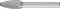 Technická fréza TK tvar oblúka 1020 3 6 mm 10 x 20 mm Pferd