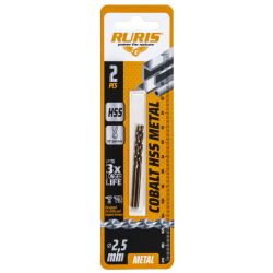 RURIS 2x vrták do železa Kobalt HSS 2